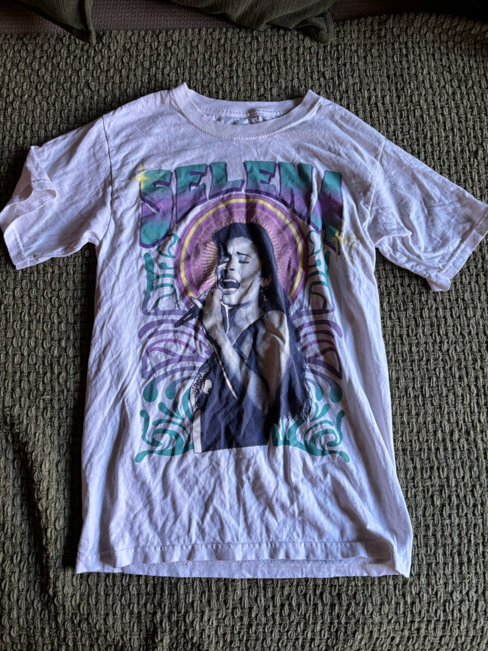 Selena White Graphic Tee